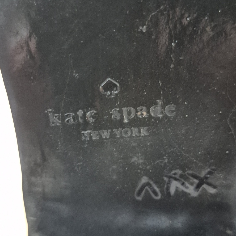 KATE SPADE- LEATHER ANKLE BOOTIES - Picture 9 of 9